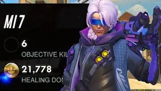 21K Heal! ml7 Ana + Baptiste Overwatch Gameplay Season 31 Top 500