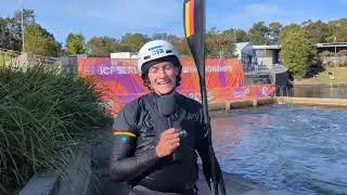 WM Sydney | Kanu-Slalom | Interview Ricarda Funk