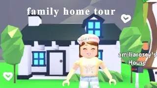 ADOPT ME pink family house tour |ITA|
