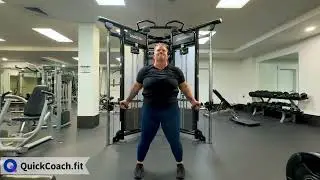 Cable Machine Crossover (Low to High) | Exercise Demo | Coaching Software | QuickCoach