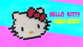 HELLO KITTY de perler beads (hama beads)