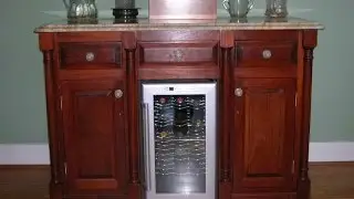 Bar Cabinet with Fridge