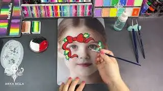 Festive Christmas Face Painting Tutorial | Easy DIY Holiday Design !