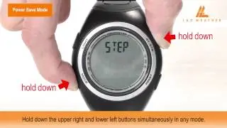 Power Save Mode | PEDOMETER MASTER II
