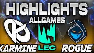 KARMINE CORP VS ROGUE ALLGAMES HIGHLIGHTS LEC PRIMAVERA 2025 - LEAGUE OF LEGENDS - JORNADA 16