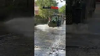 Tractor vs Rufford Ford Water Splash #tractor #shorts