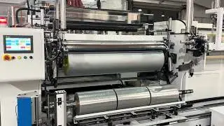 HighSpeed Fully Automatic cast Film Production Line  for Recycled stretch film #castfilm#stretchfilm
