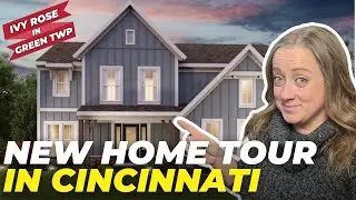 New Home Tour of Ivy Rose by Fischer Homes in Cincinnati OH: New Community on Cincinnati's West Side