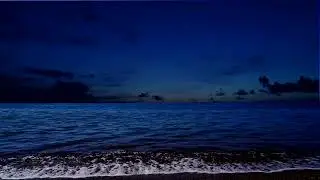 Night Ocean Waves 🌙 Calm Sea Sounds for Deep Sleep, Relaxation & Stress Relief
