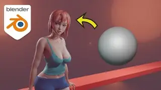 Как Сделать Симпатичную Девушку В Стиле Аниме - Blender - Учебник для Начинающих Полный Курс