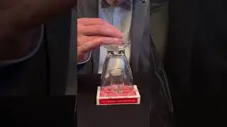 Coin thru glass magic trick - Pi&egrave;ce &agrave; travers le verre #coinmagictrick #magician #magic #magie