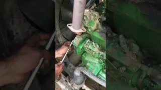3 cylinder John Deere fuel pump removal
