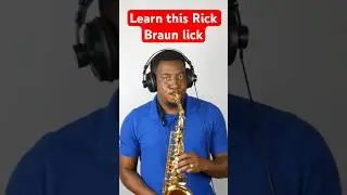 Check out this lick by smooth jazz artist Rick Braun #improvisation #saxophone #smoothjazz