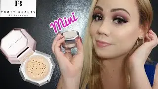 Fenty Setting Powder *mini* Review (Butter) Demo/ Tutorial 2019 •Worth it?