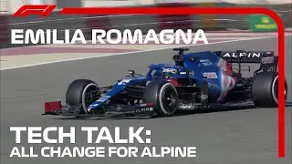 A Closer Look At Alpine's Advancements | F1 TV Tech Talk | 2021 Emilia Romagna Grand Prix