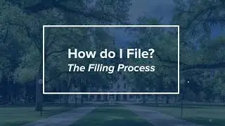 May 21, 2025 - Filing Workshop