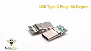 USB Type C Connector Types 180 Degree Solder Type- EB-500-5035 -elecbee.com