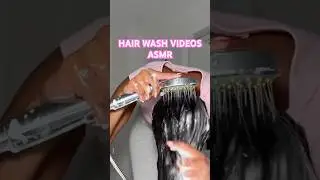 HAIR WASH VIDEOS ASMR #asmr #haircare #curlyhair
