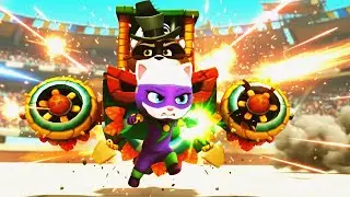 ULTIMATE BOSS FIGHT! Moonlight Angela VS Raccoon Roy 🦝 | Talking Tom Hero Dash Gameplay android\iso