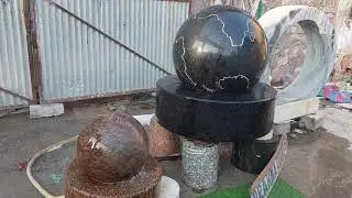 Rolling Sphere Fountains,Garden Fountain,Landscape Water Feature #fountain #ballfountain #garden