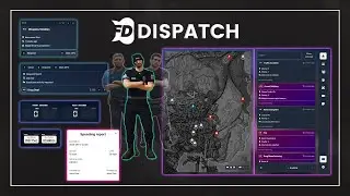 FD Dispatch for FiveM | Multi-Job, Units management, Body cams, Alerts, Surveillance system, Logs