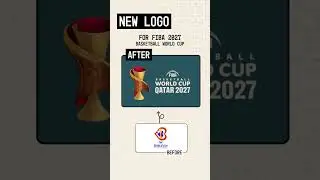 New logo for FIBA 2027 Basketball World Cup #newlogo  #logoredesign  #brandrefresh #brandidentity