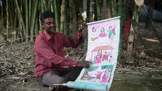 Poter Gaan -  Shib Durga Pot by Sheher Ali | Itagoria Patachitra