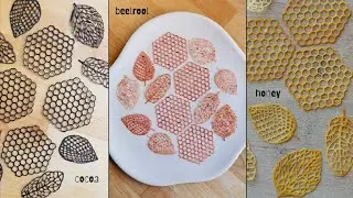 How to make Tuile | Pink (Beetroot), Black (Cocoa), Golden (Honey) & White (Parmesan) Tuile Recipes