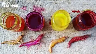 Making NEON LIVE SHRIMP! Best Bait?? (Fishing Experiment)