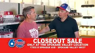 Ziggy's Home Improvement Spokane Valley Closeout Sale
