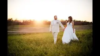 Brittney & Colton's wedding highlight at The Willows in Franklinton La