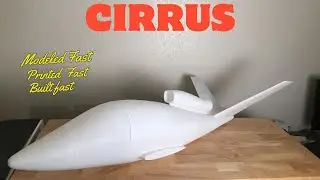 How to model a Cirrus jet like Ramy RC in Fusion 360/CAD Printed it fast and build it, but smaller