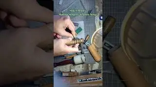 Sliker Proses Making Stingray Leather Strap #handmade #diy #leatherstrap #talijam #talijamkulit