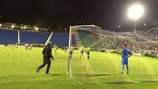 Gol de p&ecirc;nalti que levou o Tupi &agrave; Semifinal do Mineiro