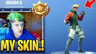 Ninja Reacts to *NEW* Season 8 Battle Pass Items.! (Fortnite Season 8)