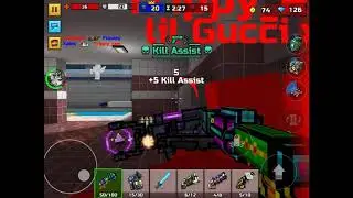 Adamant Laser Cannon review (Pixel gun 3d review)