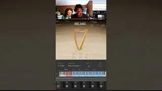 The almost painful beauty of the Irish harp 😩🥰 #harp #music #irishmusic #kontakt