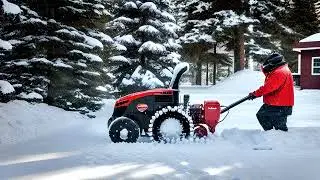 Winter Workhorse: Snow Blower Start, Idle, and Stop Sound Effect | No Copyright & Free for Editing