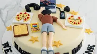 All cake design fountain cake 🎂 English cakes 🎂 tasty cake 🎂🍰 computercake video pura dekhna #cake 