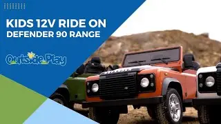 Land Rover 90 Pickup Style Defender Kids Ride On Electric Toy Car Jeep | Outside Play