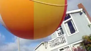 8 ft beach ball on 33rd Newport Beach