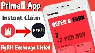 Primal Mining App Daily income HIT Token || ByBit Exchange Listed || Daily $ 5 Earning Without Kyc