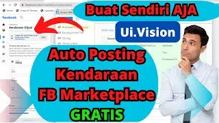 ✅How to make a mass upload to the Facebook marketplace for Car Vehicles with ui vision Chrome