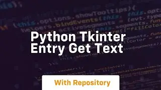 python tkinter entry get text