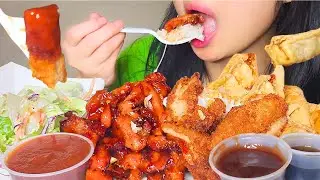 ASMR Dinner &ndash; Teriyaki Chicken, Gyoza & Katsu Crunch 🍱 No Talking, Eating Sounds Only