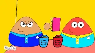 O Pou rasgou o caderno do amigo e fica de castigo!