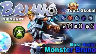 Bruno Mobile Legends | Monster Bruno - Best Build 2020 | Top 1 Global Bruno by SIEGHART | MLBB