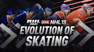 The Evolution of Skating from NHL 2001 to NHL 19