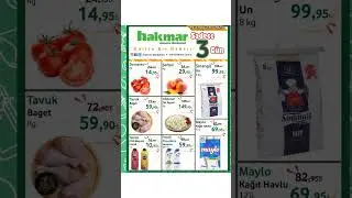 HAKMAR MARKETLER SADECE 3 G&Uuml;N GE&Ccedil;ERLİ INDIRIM KATALOĞU #hakmar