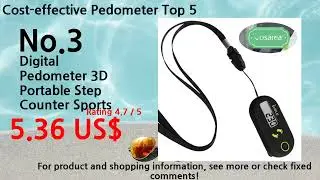 Sep. 2024 Cost-effective Pedometer Ranking